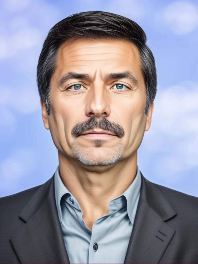 photo of a man, Male: 48 years old, pores, Wrinkles on the face, sticking hair, detailed glossy eyes, specular lighting, dslr, ultra quality. sharp focus, tack sharp, dof, film grain, Fujifilm XT3, crystal clear, 