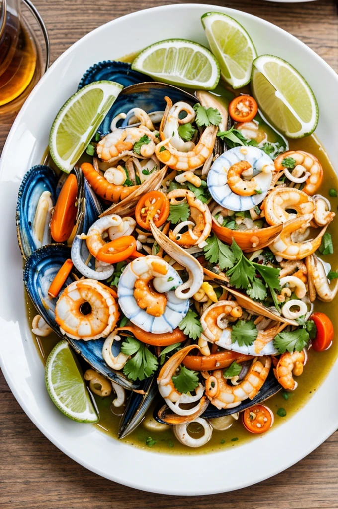 Mariscos en scooter