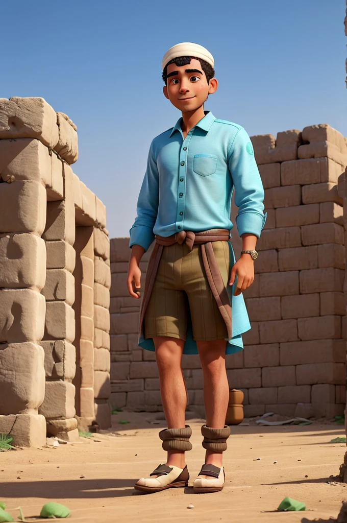 A man celebrates Eid al-Adha
