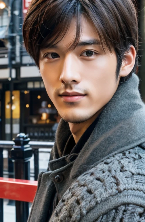 good looking, Japanese, 25-year-old male, 