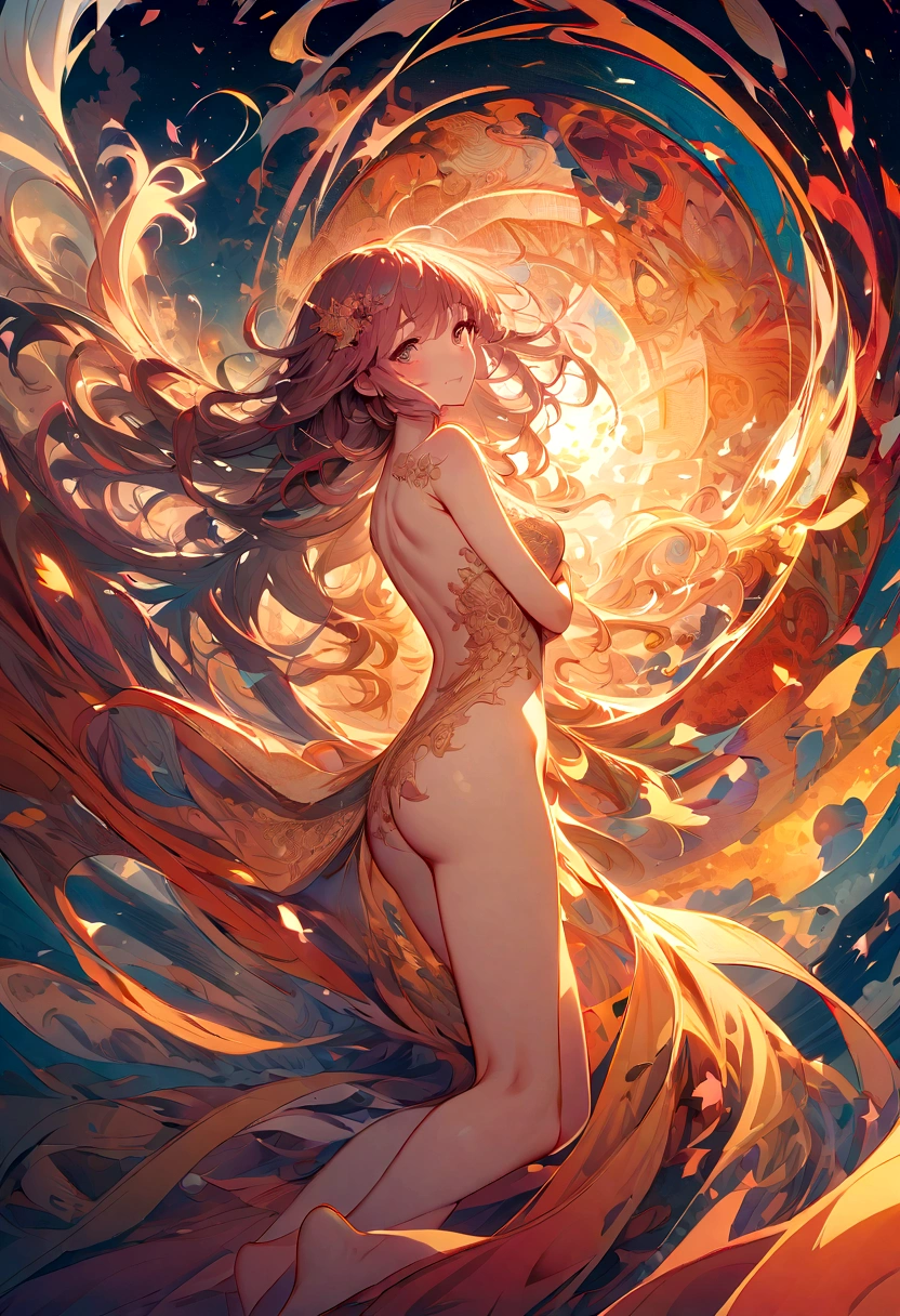 Completely naked