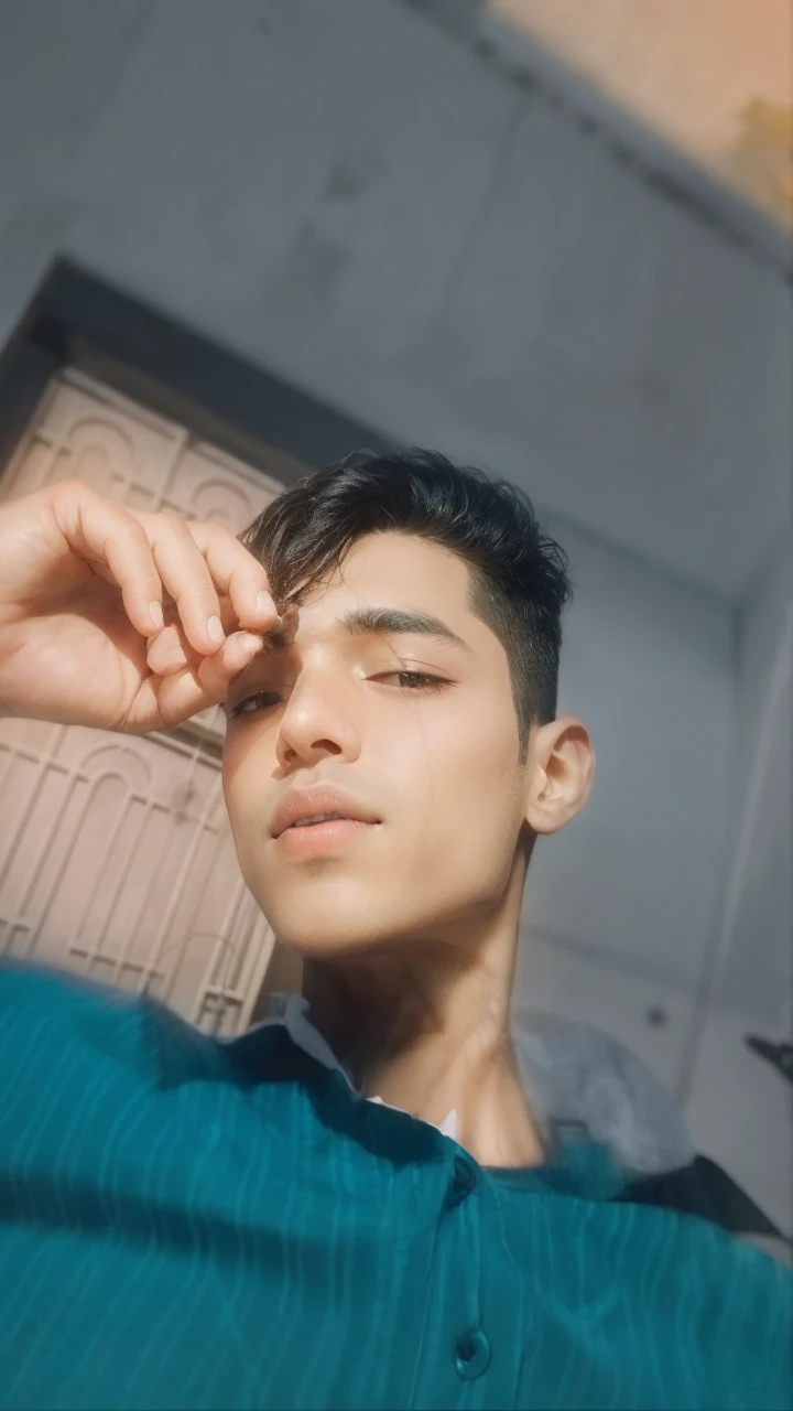 Handsome Indian boy, cute face, sunset, building, ultra realistic white shirt, with cute girlfriend