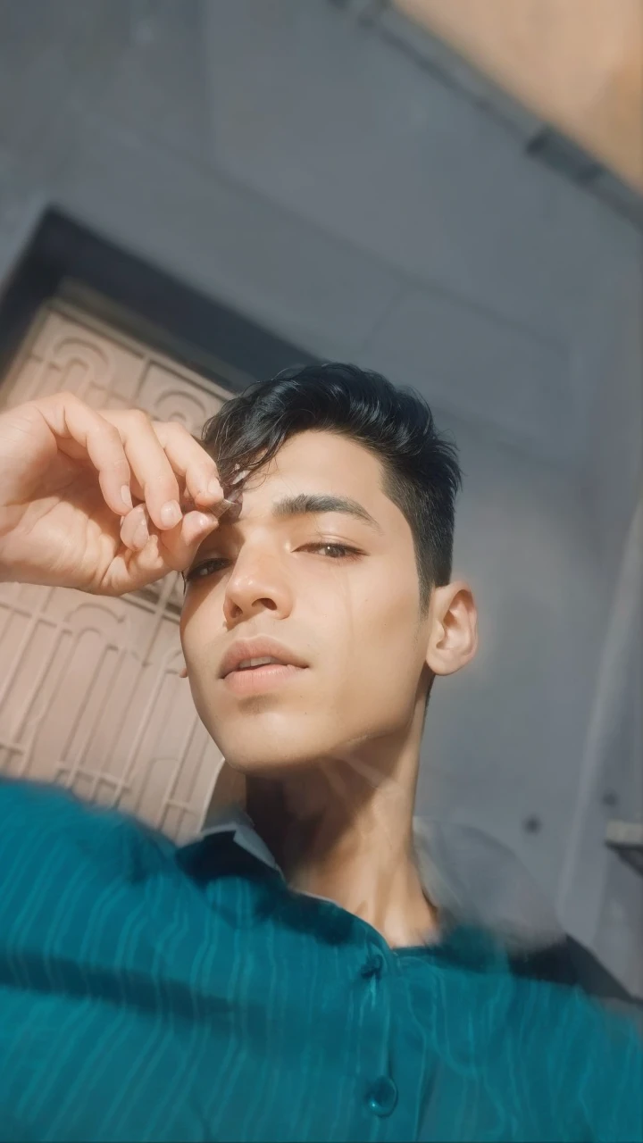 Handsome Indian boy, cute face, sunset, building, ultra realistic white shirt, with cute girlfriend