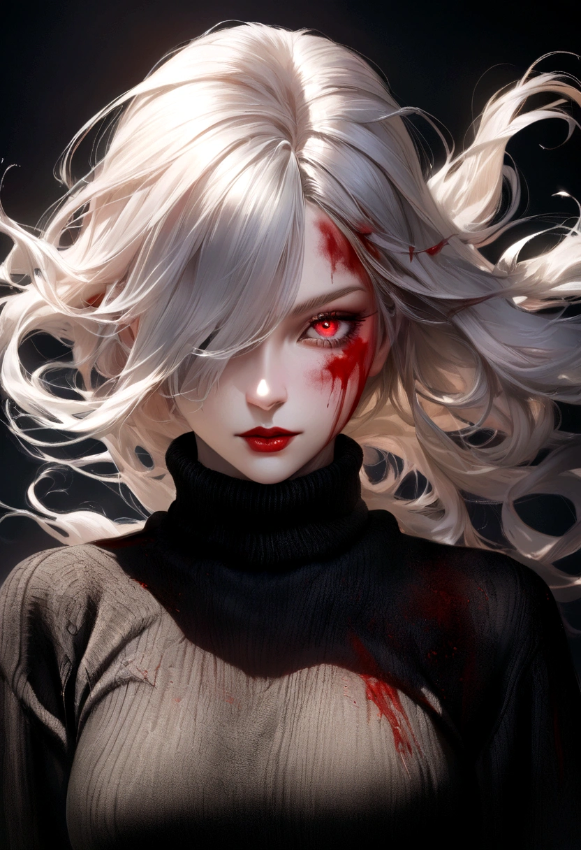 masterpiece,absurdres,high quality,best quality,1girl,FubukiOPM,fubuki \(one-punch man\),horror \(theme\),3d,humanoid, dismembered body, spider legs,blood,sexy,large breasts,torn clothes,nipple slip,looking at viewer, <lora:weirdreelhorror_v1_2:0.9> <lora:FubukiOPM:0.6> <lora:3D Inspired:0.4>
