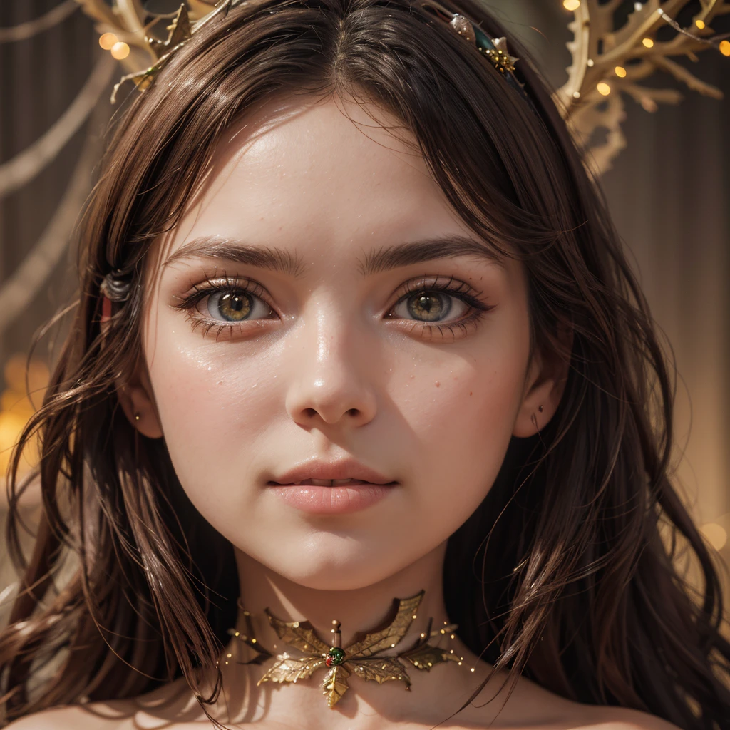 masterpiece,best quality,CG,wallpaper,HDR,high quality,high-definition,extremely detailed,(christmas atmosphere:1.2),whimsical vibes,magical energy,(enchanting aura:1.1),(ethereal glow:1.1),(dreamlike world:1.4),(detailed:1.05),(extremely detailed:1.06),sharp focus,(epic scenery:1.09),(beautiful scenery:1.08),(detailed scenery:1.08),(wonderful scenery:1.05),(beautiful face:1.1),ultra sharp detail,vibrant bright colors,perfect lighting,RAW candid cinema,16mm,color graded portra 400 film,remarkable color,ultra realistic,textured fur,remarkable detailed pupils,shot with cinematic camera,fall body,cute carachter