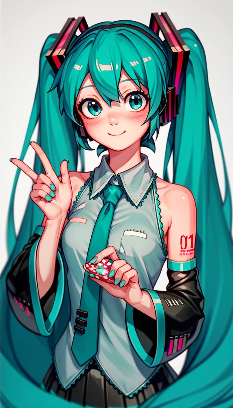 1girl. cutestyl3, cute, Hatsune miku