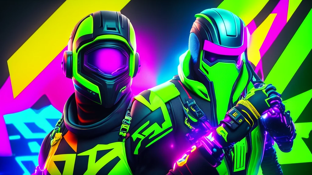 Fortnite Skin Terreur fluo