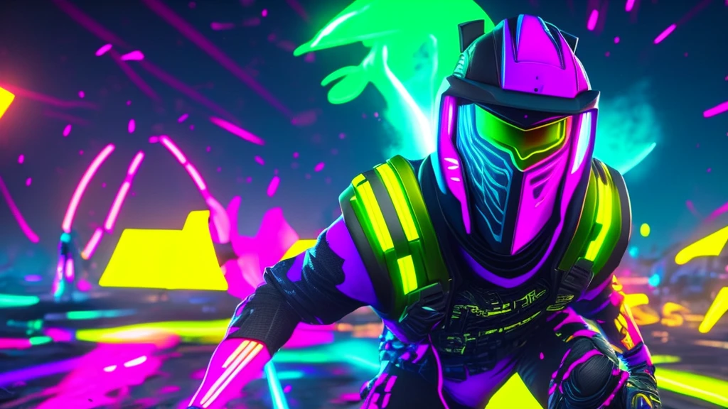 Fortnite Skin Terreur fluo