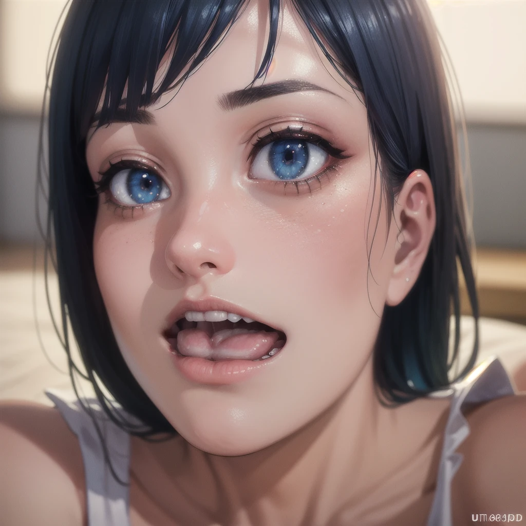 (unity 8k wallpape),(best quality),(high resolution),(ultra-detailed),(perfect anatomy),(beautiful detailed eyes),two women looking at a man&#39;s penis,I was surprised to see the penis,pojecile cum,