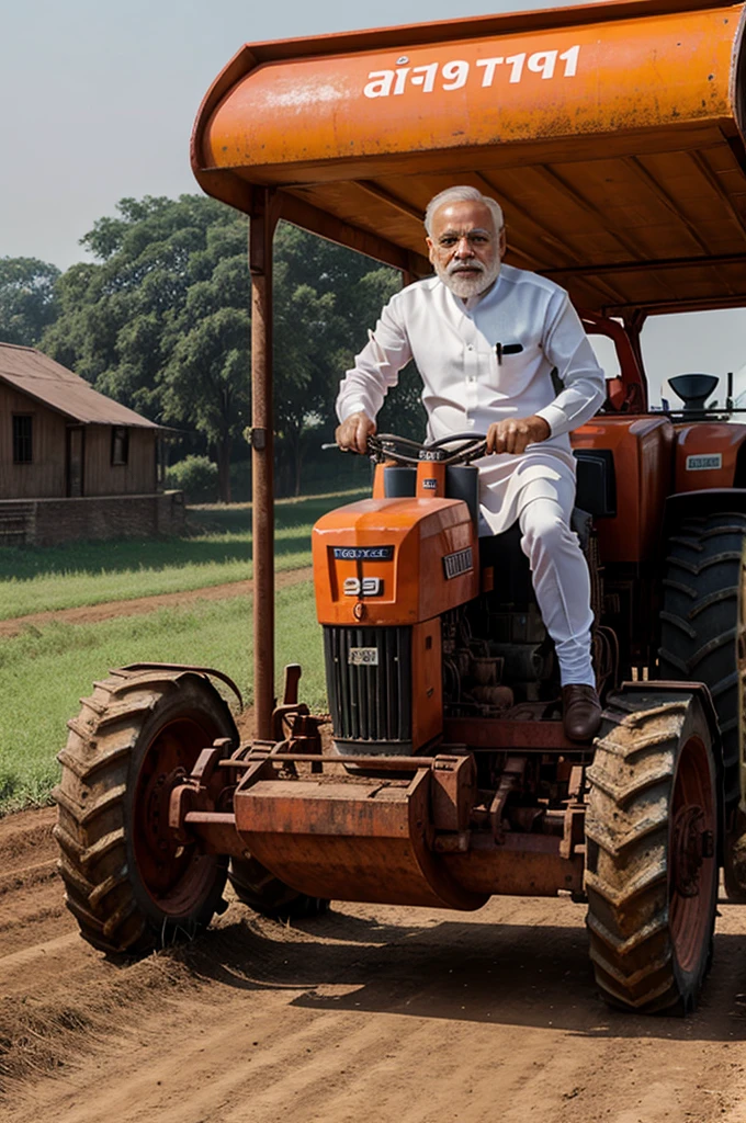 Modi tractor driver 