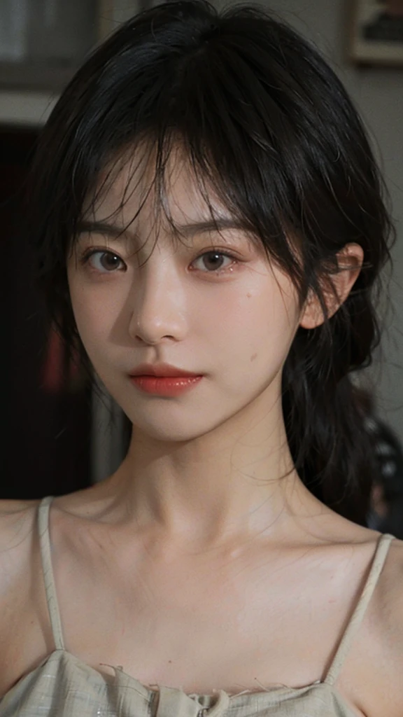 8K,highest quality, masterpiece, ultra high resolution, (realistic:1.4), Raw photo, (real skin texture:1.3), (film grain:1.3),1 girl,Beautifully detailed eyes and face,masterpiece, highest quality,