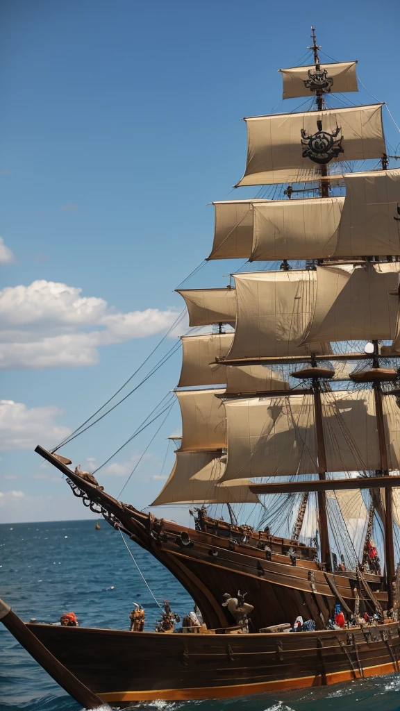 Cosplay,pirate in a Pirate Ship