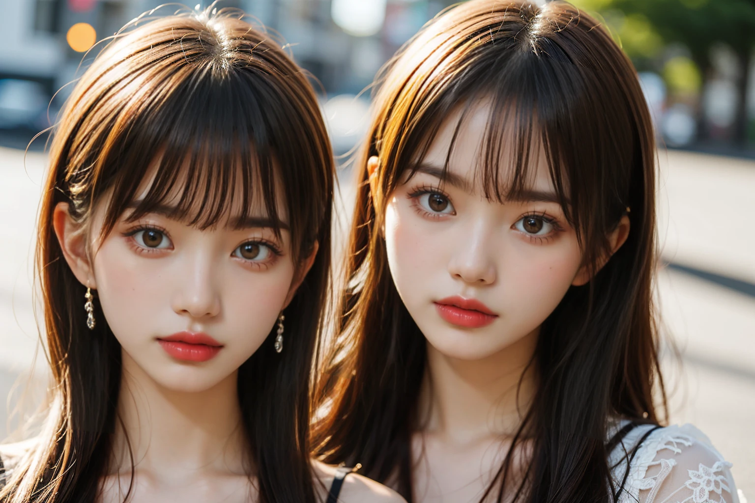 with a girl(alone)、photograph、Fantastic、(Loretta Luxe:1.3)、pastel colour:0.6、freckles、surrealism:1.1、high contrast、super detailed、8K、