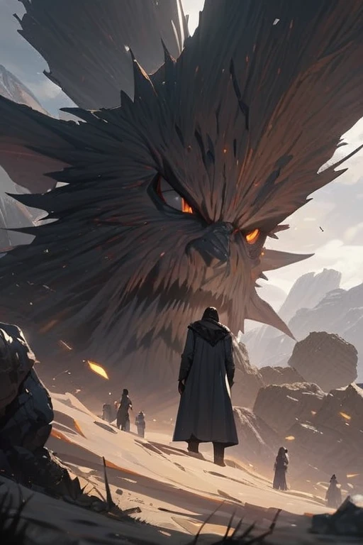 ((Best quality)), ((masterpiece)), (detailed), The man saw