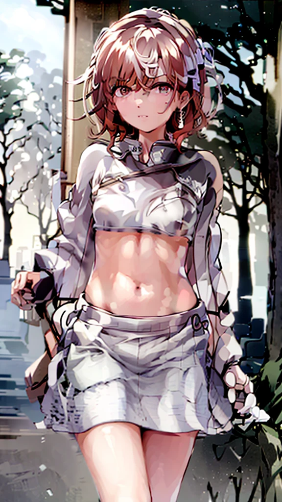a girl, wearing thin skirt,((4k resolution)),((high quailty lens)),((best graphics model)),((Bright balance and soft ratio)), ((moderate dark balance)),((dark area 30%)),((((contrast 10%)), BREAK,((building best quality)),((ratio sun beam 60%)),((Sky light 10%)),BREAK,Japanese style colors, Soft-beam light, the way smooth, afternoon light