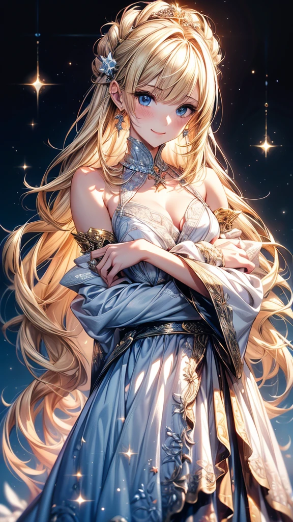 {{{masterpiece}, }}, {Extremely detailed CG unified 8k wallpaper}, Astonishing, fine details, alone, {{flowing hair}, }, {{Rose}, }, outdoor, Sky, {{Wind}, }, Detailed background, Beautiful and delicate eyes, perspective:evening dress:0.3, split, bright pupils, {{whole body}, }, dynamic poses, Dynamic angle, split, looking at the audience, Detailed clothes, movie lighting, close up, best quality