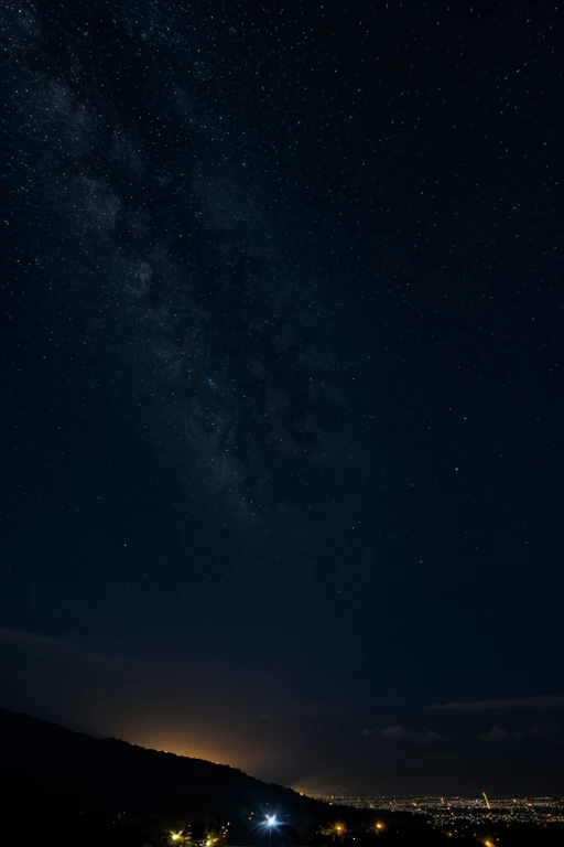 view star in night potrait