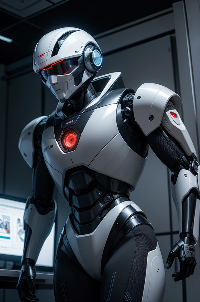 a futuristic robot