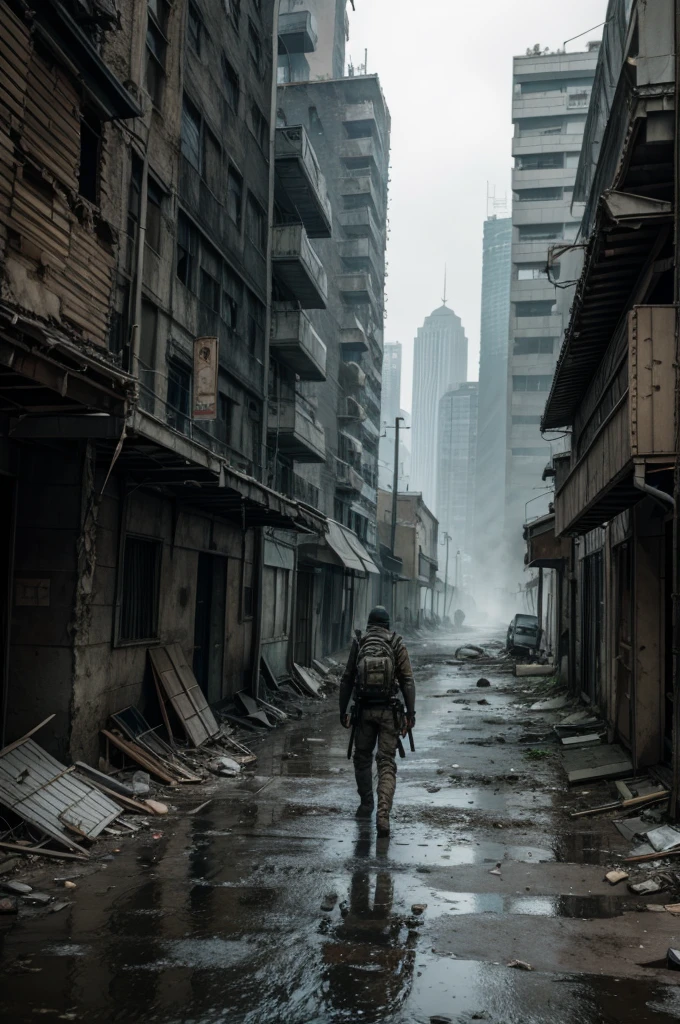A post-apocalyptic scenario
