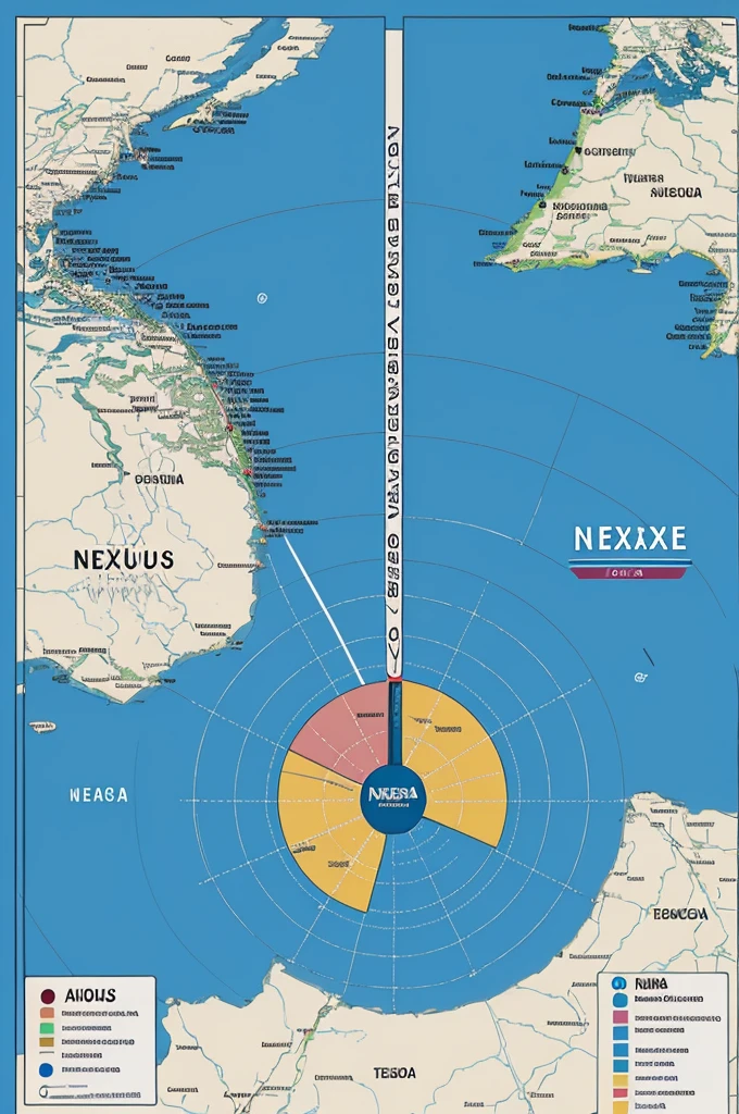 crear un mapa que tenga el nombre de "Nexus" y con 5 estados que cada estado tenga una torre tecnologica