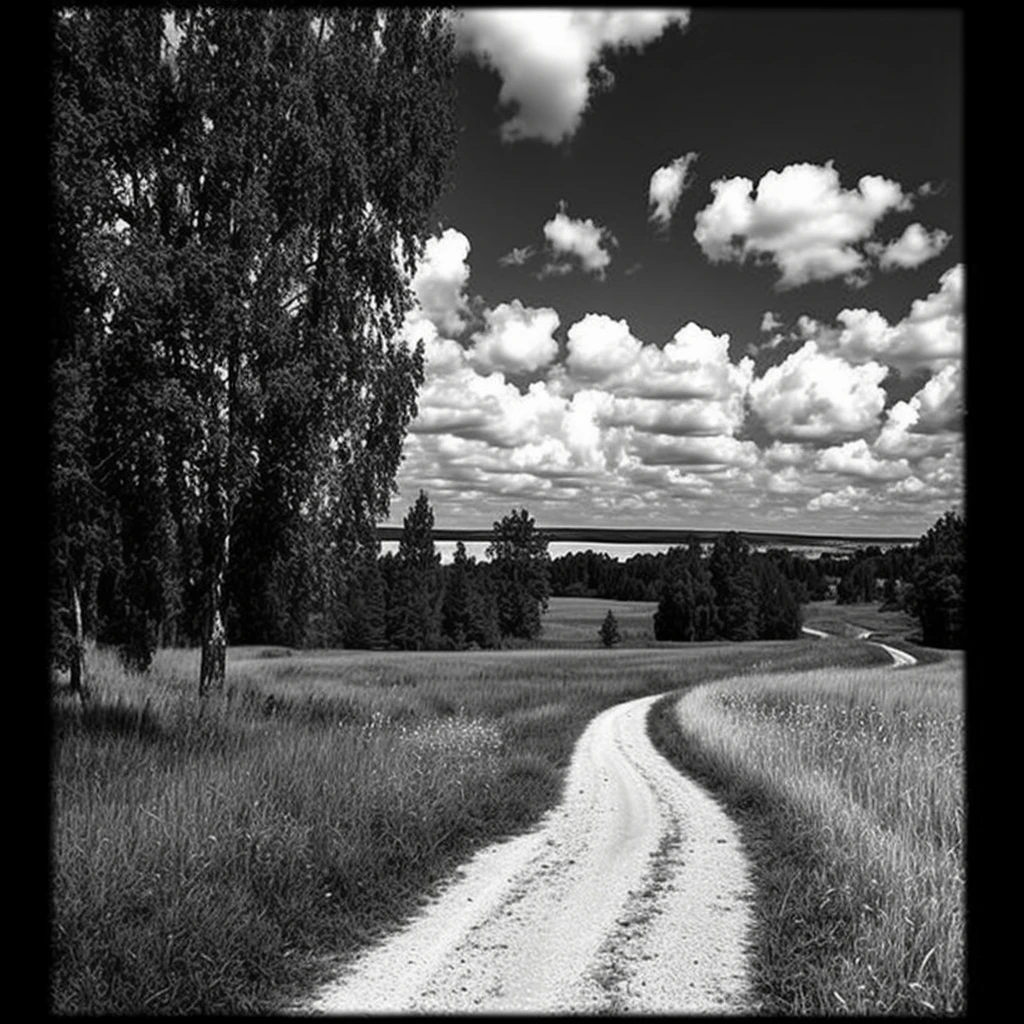 nature, road, sky, 