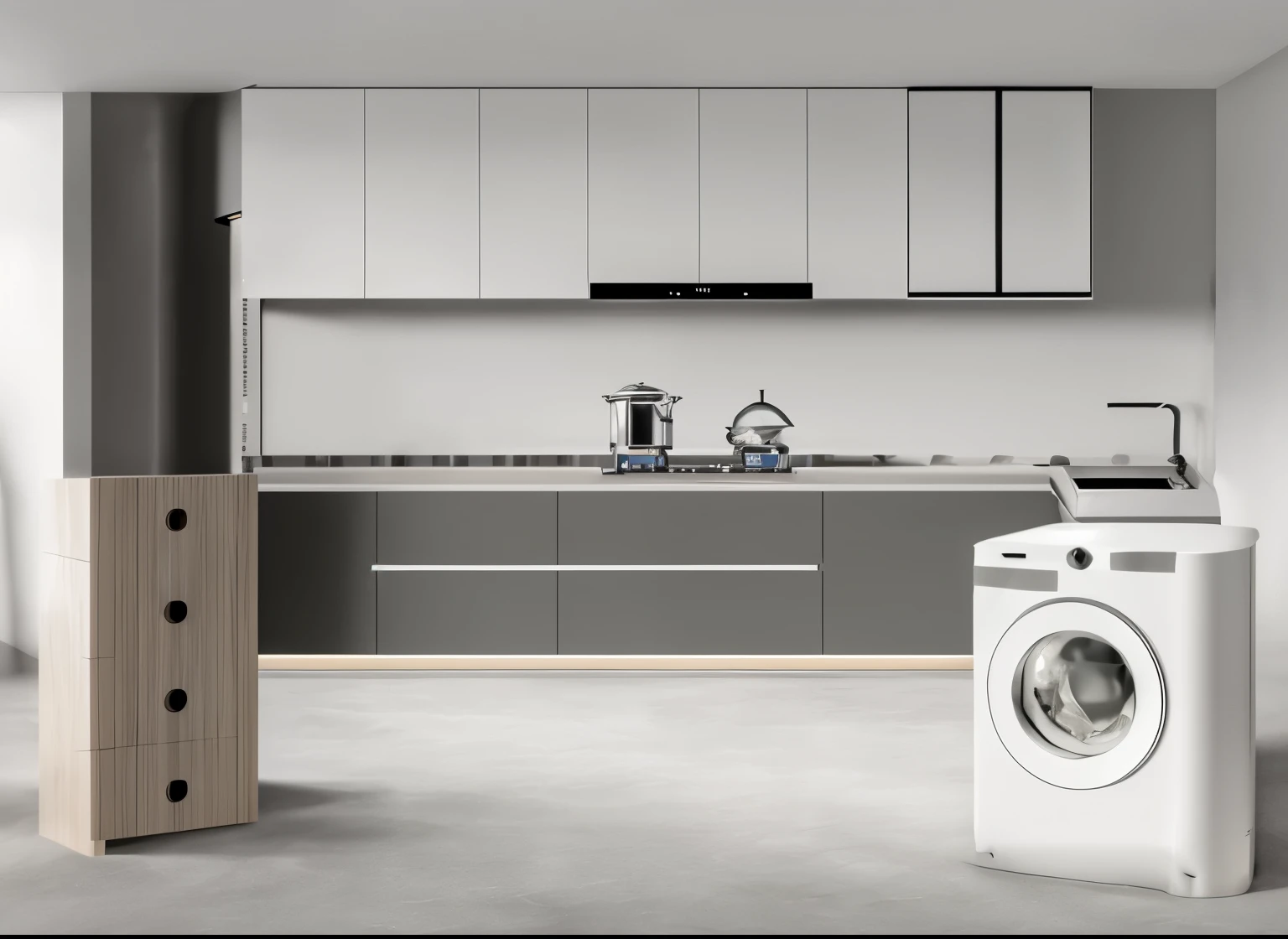 Modern minimalist kitchen