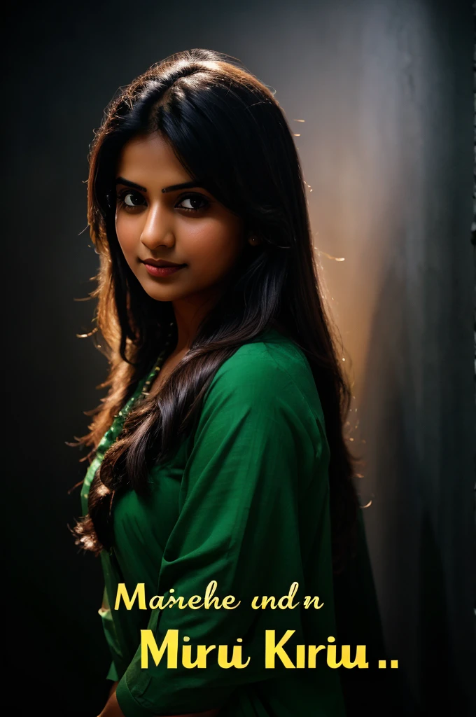 Dark background with written of...mauka hai to mje krne main kya harz...with light colour 