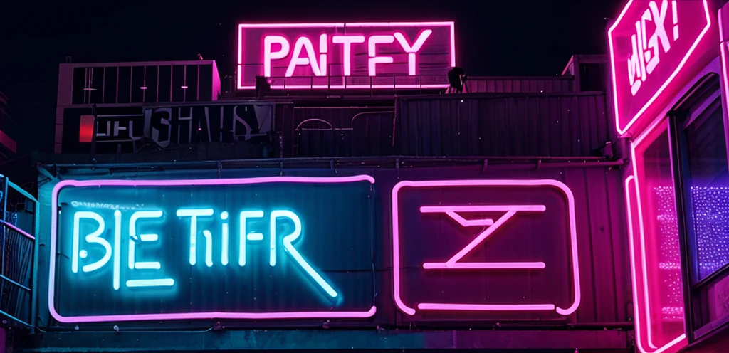 Party Neon billboard