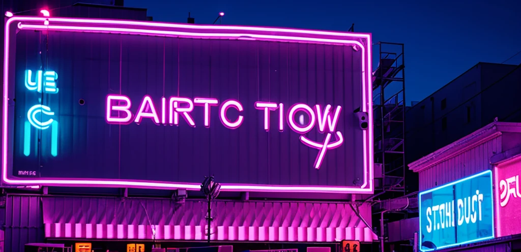 Party Neon billboard