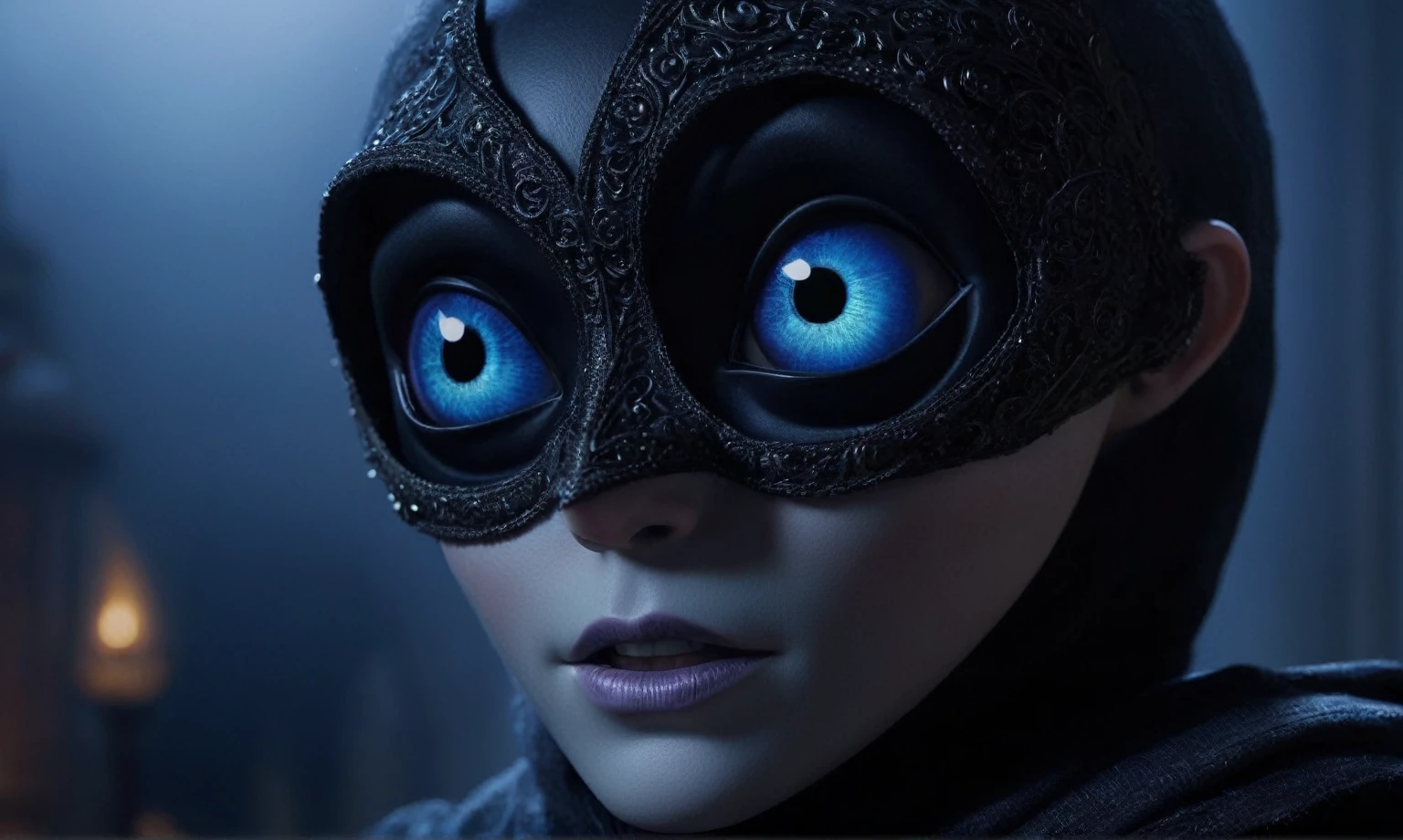 (((creature with a spectral and ghostly appearance)). Her skin is pale, almost translucent. His eyes shine with a bluish glow, he wears dark, torn clothes that float around him, as if permeated by an aura of mourning. Its appearance is complemented by details, symbols of mourning and gothic elements, further emphasizing its dark air. is portrayed as a haunted and tormented entity,{creature},face pretty face,extremely detailed,intricate details,eyes extremely detailed, high detailed eyes,16k resolution, realistic humid skin,extremely intricate details,Epic Realistic,face anatomically correct,Ultra HD,HDR, natural skin textures, ],masterpiece,intricate details,faded,eyes extremely detailed, high detailed eyes,16k resolution,RAW,retina, Nikon Z9,hyper realism,realistic skin texture, hyper detailed,extremely Realism,Ultra Detailed,body logically correct,venice mask,pixar movie still, pixar movie screenshot, frame from pixar movie, animated movie still, still from the pixar movie, still from a pixar movie, disney pixar movie still, pixar movie scene, still from pixar movie, still from a 2001 pixar movie, pixar render, animated film still

