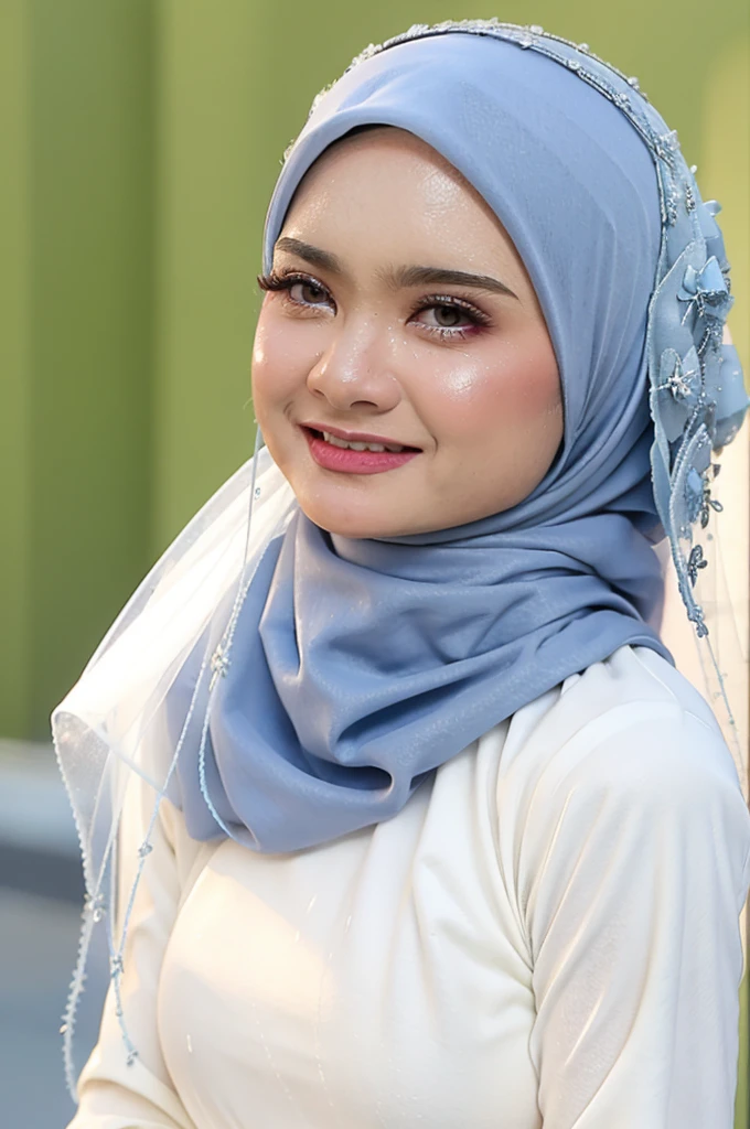 Photo portrait of a beautiful Bandung girl wearing a hijab and dimples, around 17 years old, (plain black hijab), (portrait medium shot:1.3), dramatic light, Rembrandt lighting scheme, (hyperrealism:1.2), (8K UHD: 1.2), ( photorealistic:1.2), shot with Canon EOS 5D Mark IV, facial detail, skin texture detail, smooth, flawless skin, glowing complexion, silky touch, even texture, blemish-free, radiant appearance, youthful look, soft and supple skin, poreless, perfect skin tone, porcelain-like complexion, velvety smoothness, dewy and fresh skin, natural beauty, healthy and vibrant skin, standing in street