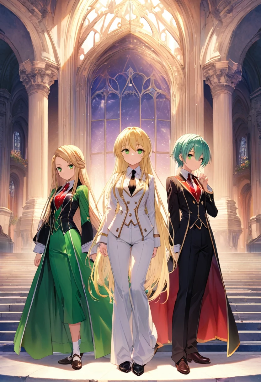 ((anime zero no tsukaima art, masterpiece, 4k, extreme quality)).
The theme is magic high school.
The setting is the Academy of Magic, it is extremely detailed, full of students varied across the scene, it's daytime, the setting is giant and futuristic, the view of the scene is complete and far, without blurring.
Disney's Rapunzel, only one, , she is 170 centimeters tall, her hair is 170 centimeters length, wonderful face, green eyes, she wears the Tristain's Academy of Magic uniform, very very very very very extremely long and shiny blonde Rapunzel's hair, green eyes, She is very thin, flat breasts, thin waist, wide hips, big round ass, wonderful curves, shy behavior, shy pose, fullbody.
the atmosphere is cool.
Complete view of the scene.
