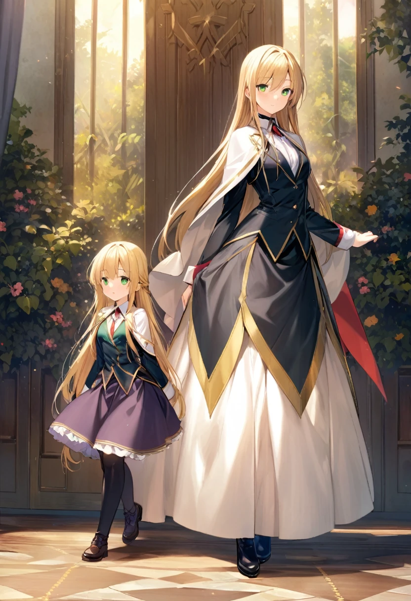 ((anime zero no tsukaima art, masterpiece, 4k, extreme quality)). 
The theme is magic high school.
The setting is the Academy of Magic, it is extremely detailed, full of students varied across the scene, it's daytime, the setting is giant and futuristic, the view of the scene is complete and far, without blurring. 
Disney's Rapunzel, only one, 16 years old, she is 170 centimeters tall, her hair is 170 centimeters length, wonderful face, green eyes, she wears the Tristain's Academy of Magic uniform, very very very very very extremely long and shiny blonde Rapunzel's hair, green eyes, She is very thin, flat breasts, thin waist, wide hips, big round ass, wonderful curves, shy behavior, shy pose, fullbody.
the atmosphere is cool.
Complete view of the scene.