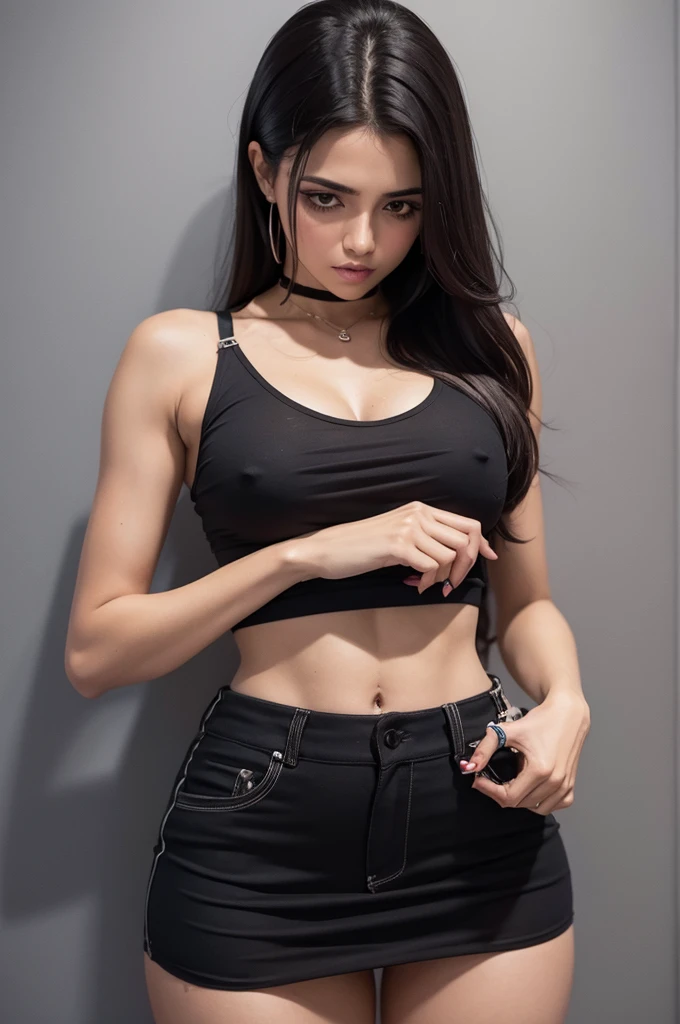 Mulher com bala clava