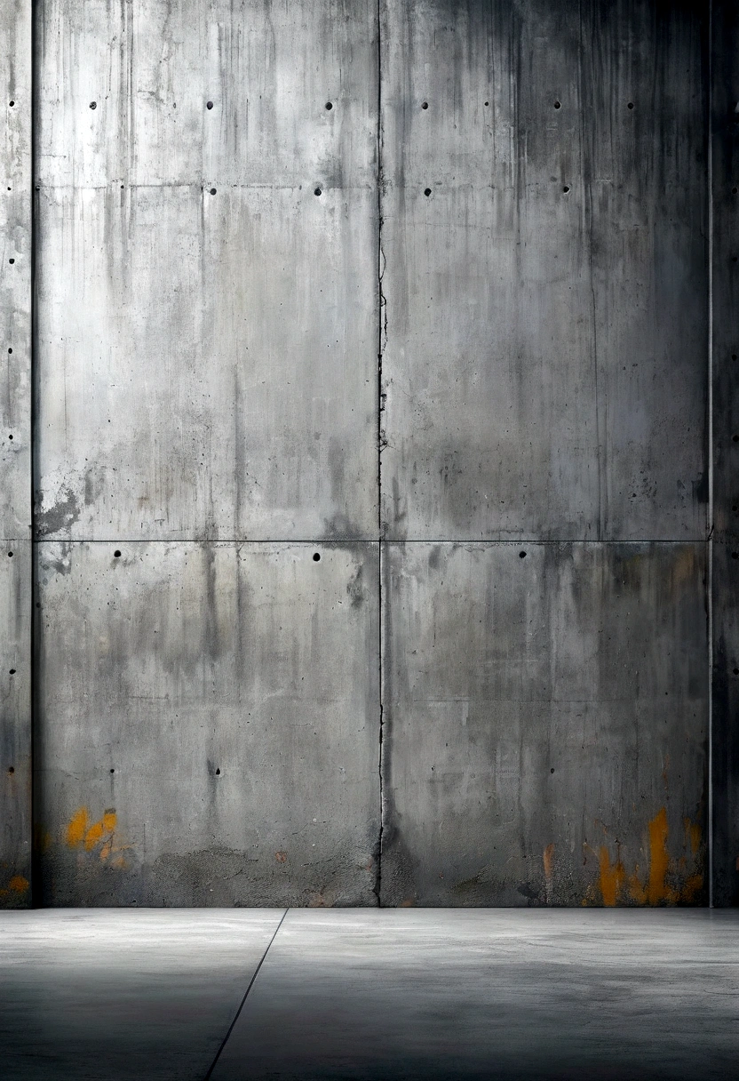 An empty concrete wall