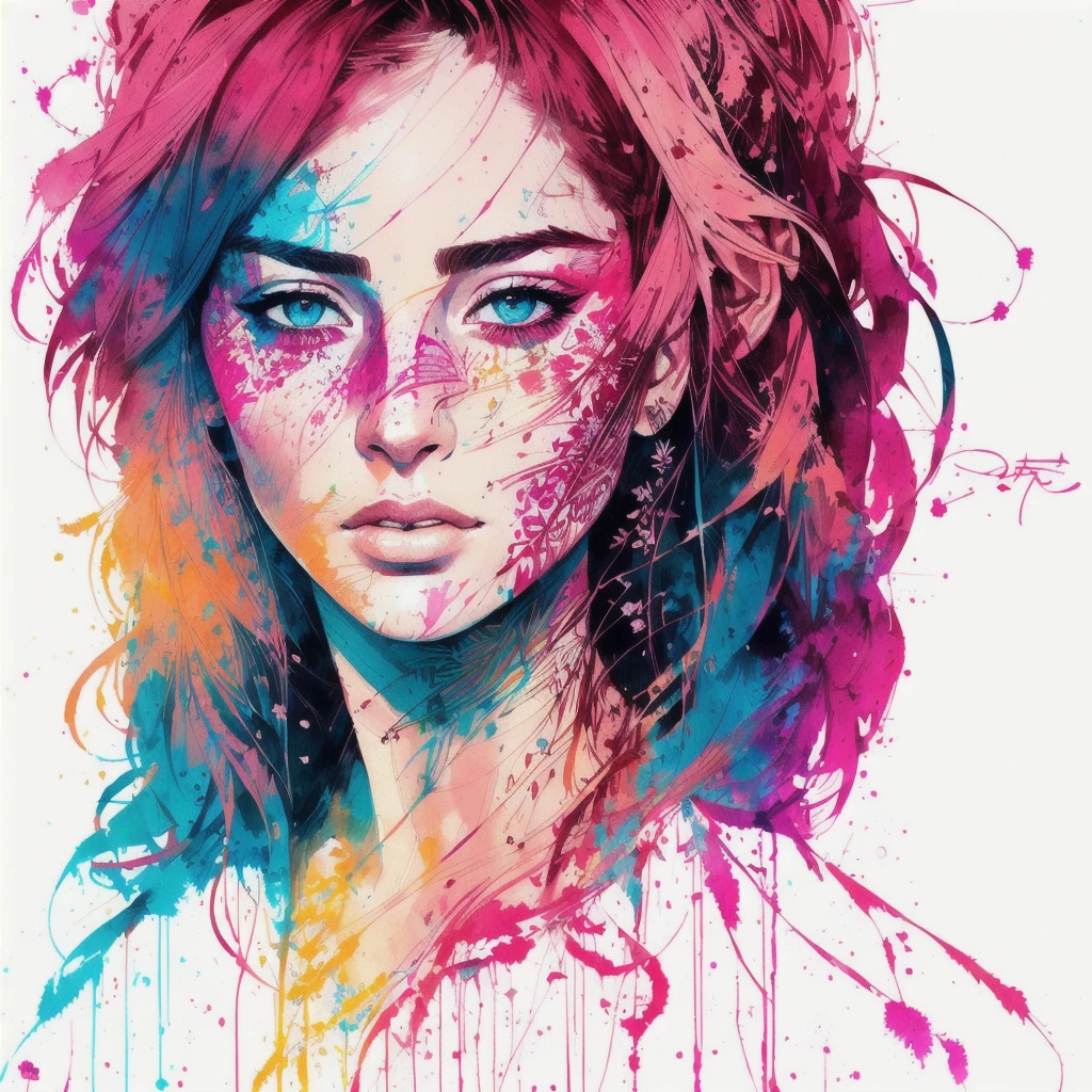 strong warrior princess, centered, key visual, intricate, highly detailed, breathtaking beauty, precise lineart, vibrant, comprehensive cinematic, Carne Griffiths, Conrad Roset, (the most beautiful portrait in the world:1.5)