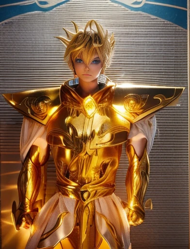 1.boy, saint seiya armor, blue and golden, beautiful light effects, vibrant colors, beautiful armor decourations, uhd, masterpiece,