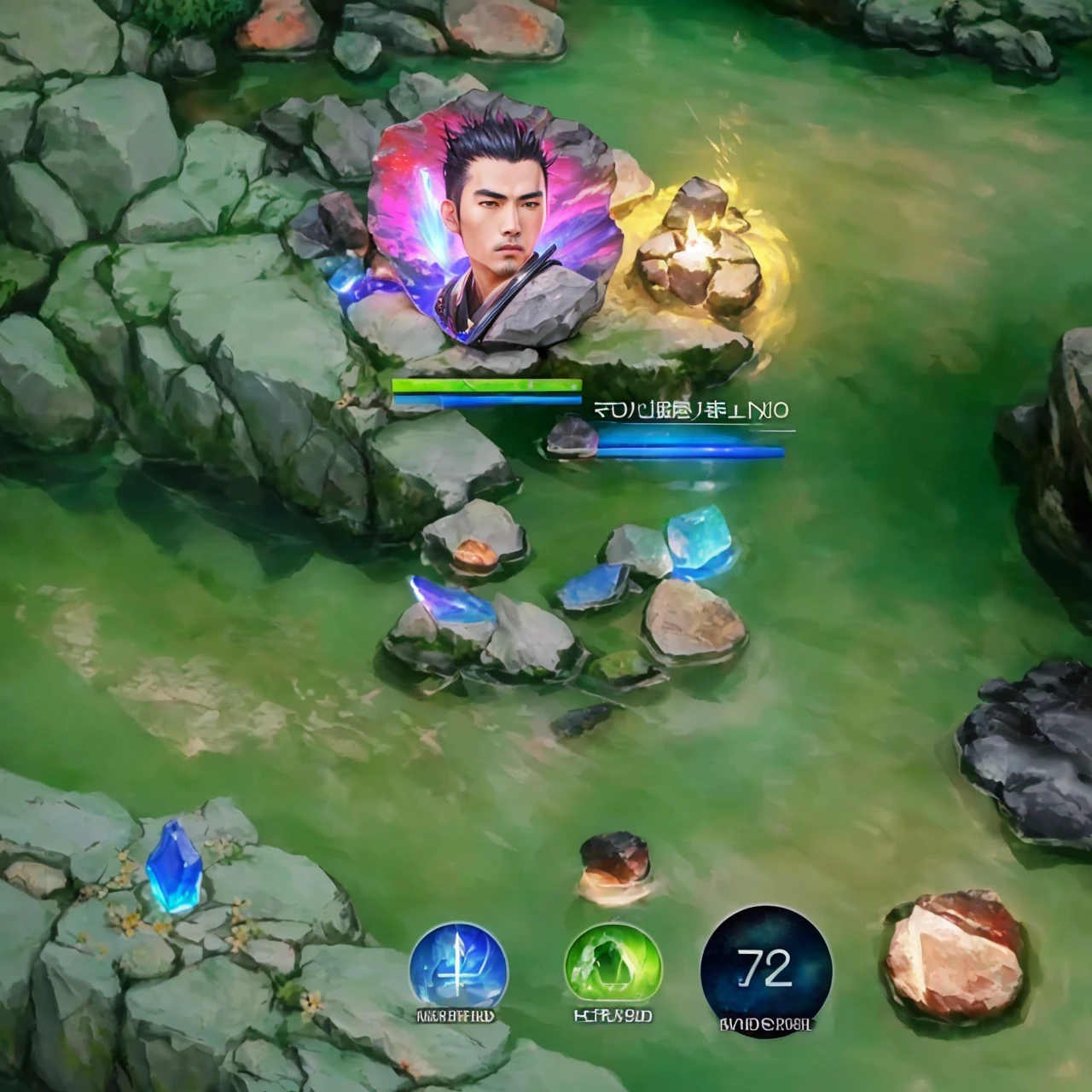 A close-up of Yasuo, a samurai sitting on a rock with a sword, splash art, 4k, realistic, background landscape
(best quality,4k,highres,masterpiece:1.2), ultra-detailed, (realistic,photorealistic,photo-realistic:1.37), HDR, (studio lighting), extreme detail description, vivid colors