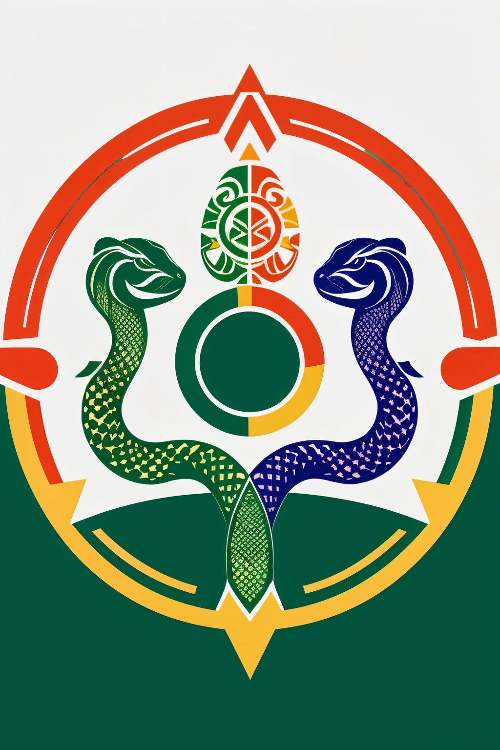 Logo: 3 snakes in a circle 