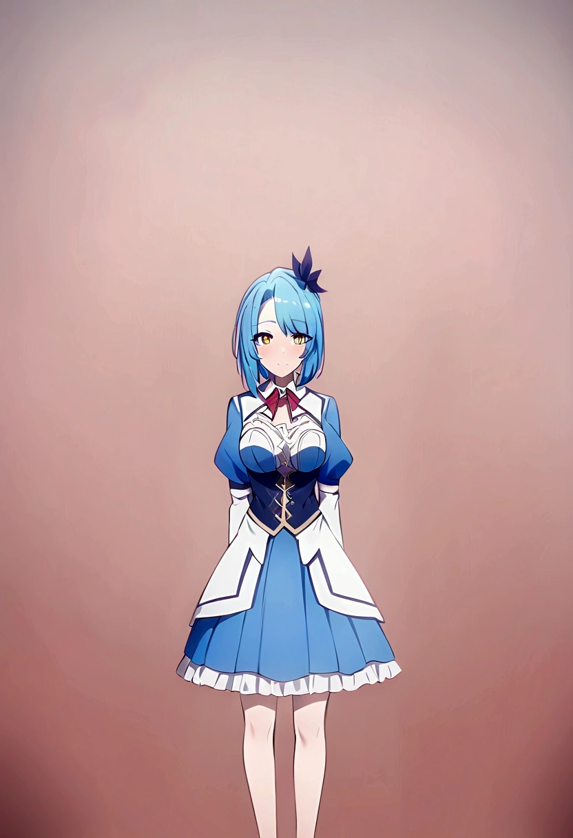 Starting Life in Another World from Zero,((Rem))(((Short blue hair)))(((Rem風髪飾り)))(((Rem風メイド服)))