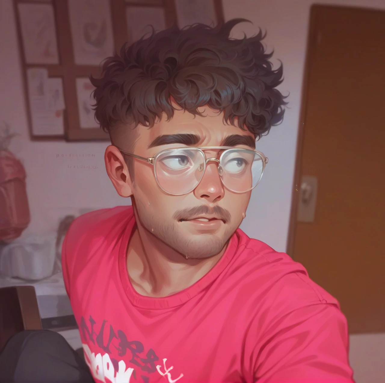 Keep this man's face and make it stylish