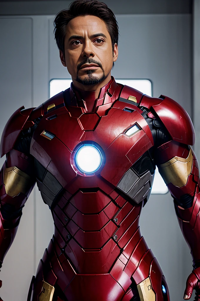 Black iron man suit