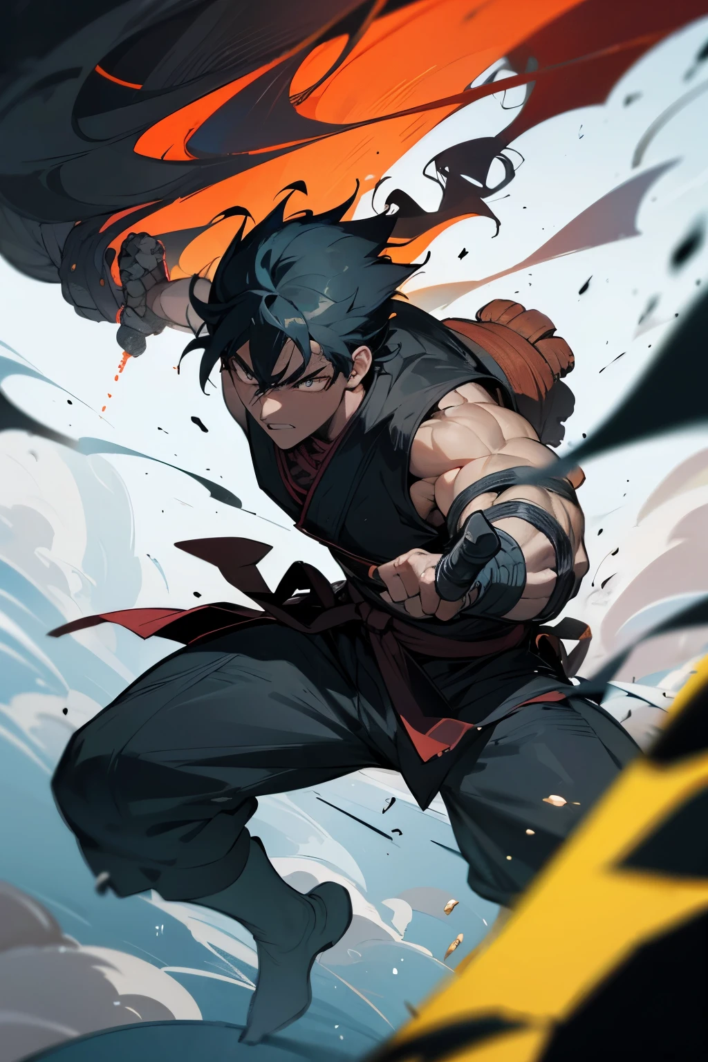 An Jujutsu Character with an Curse power of Hammer and brute strength and having an tough defense and unstoppable attacks and can control smoke and space wave gravity and etc