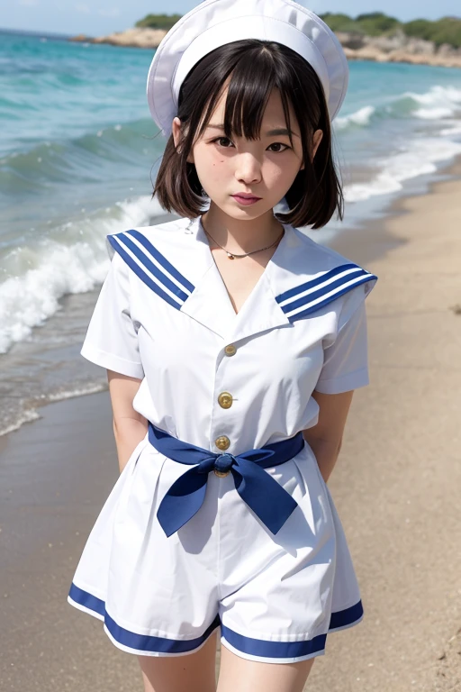 arms  cuffs、a sailor suit