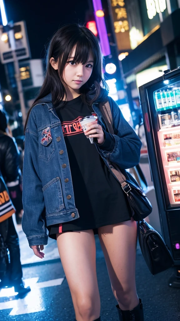 night、A subculture girl、I'm in Harajuku
