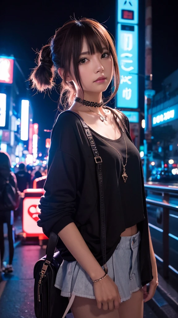 night、A subculture girl、I'm in Harajuku