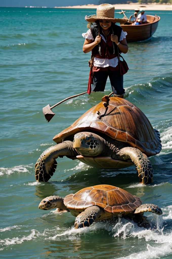 Tortuga feliz