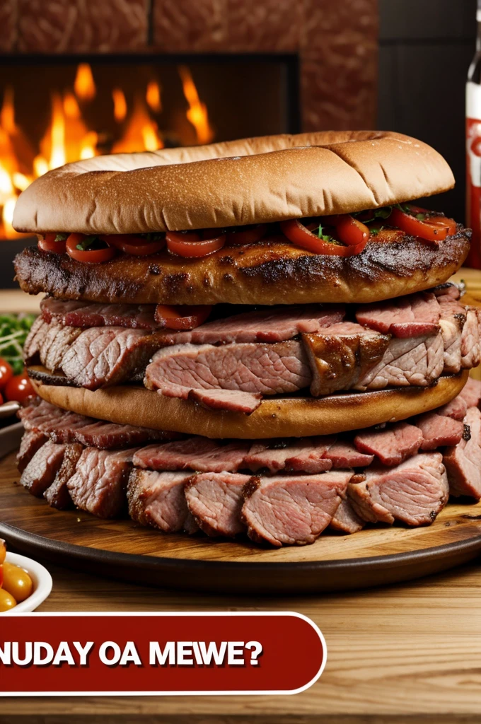 Generate a video for a meat advertisement