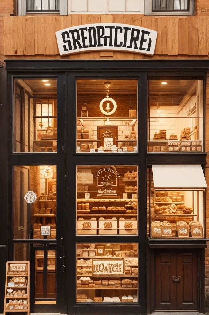 Make an icon/logo for a gingerbread store