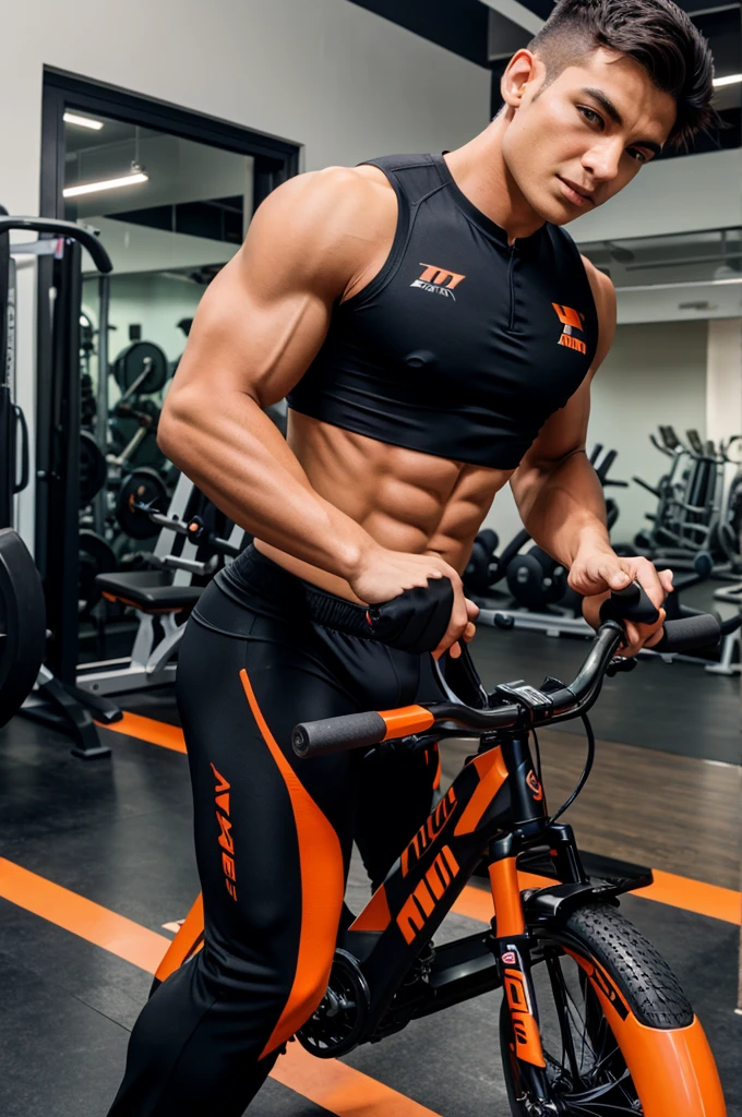  Ktm bike riding a gym boy